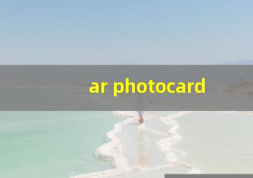 ar photocard